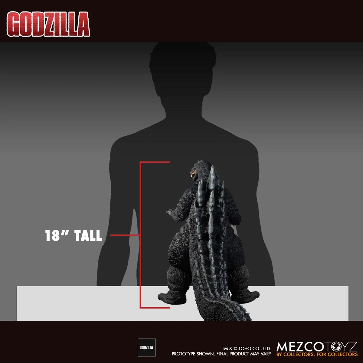 MEZCO - Ultimate Godzilla Light-Up and Sound 18-Inch Mega-Scale