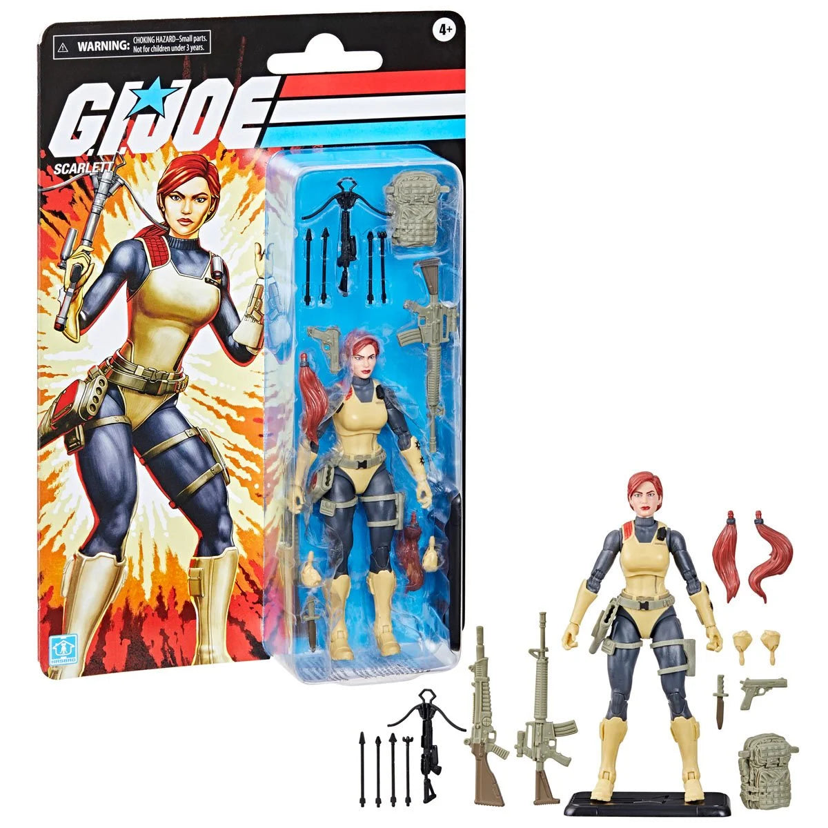 G.I. Joe Classified Series 6-Inch Retro Scarlett Action Figure