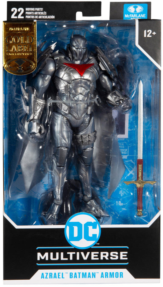 McFarlane - DC Multiverse - Azrael Batman Armor (Batman: Curse of the White Knight Silver Edition) Gold Label