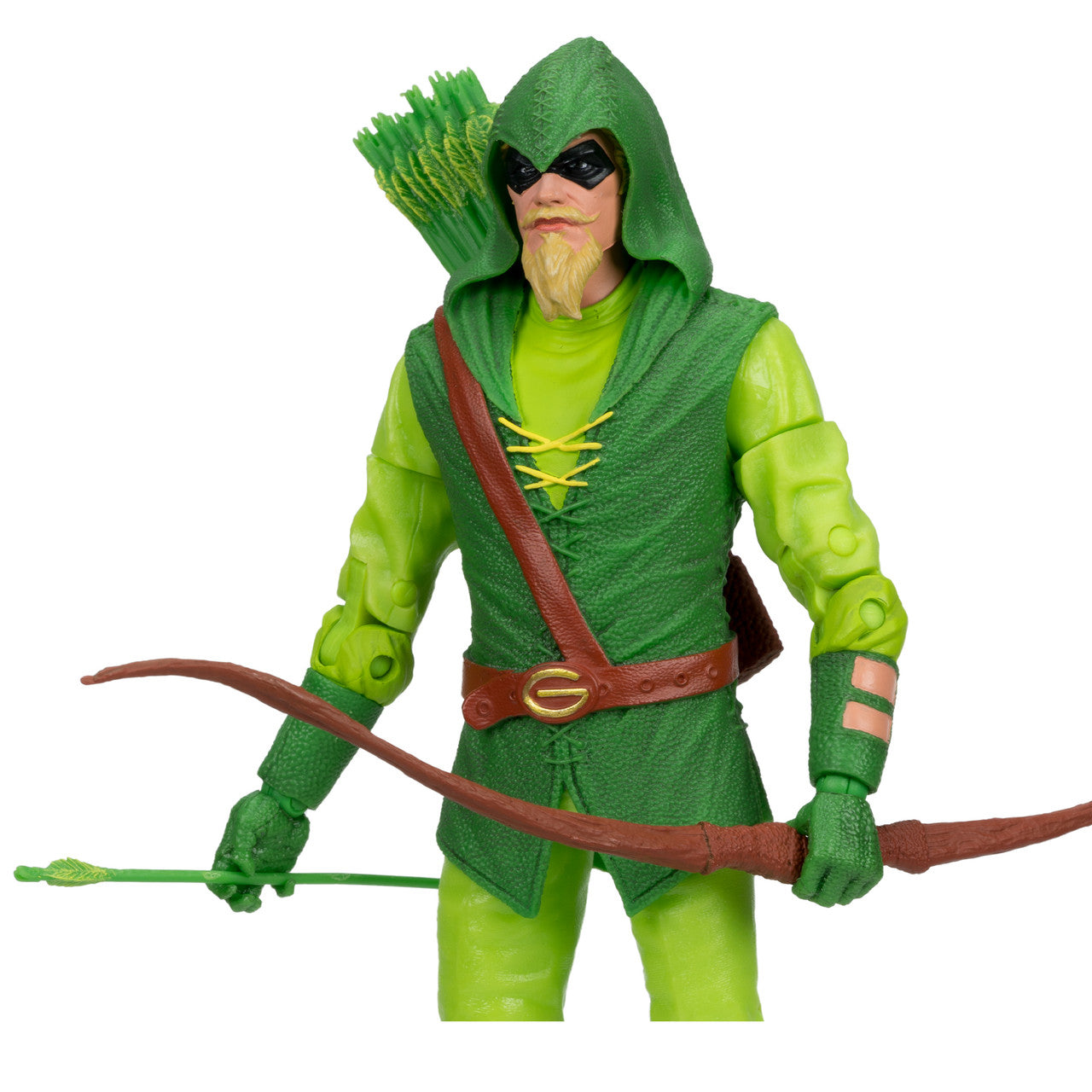 Green Arrow (Longbow Hunter) 7" Figure w/McFarlane Toys Digital Collectible