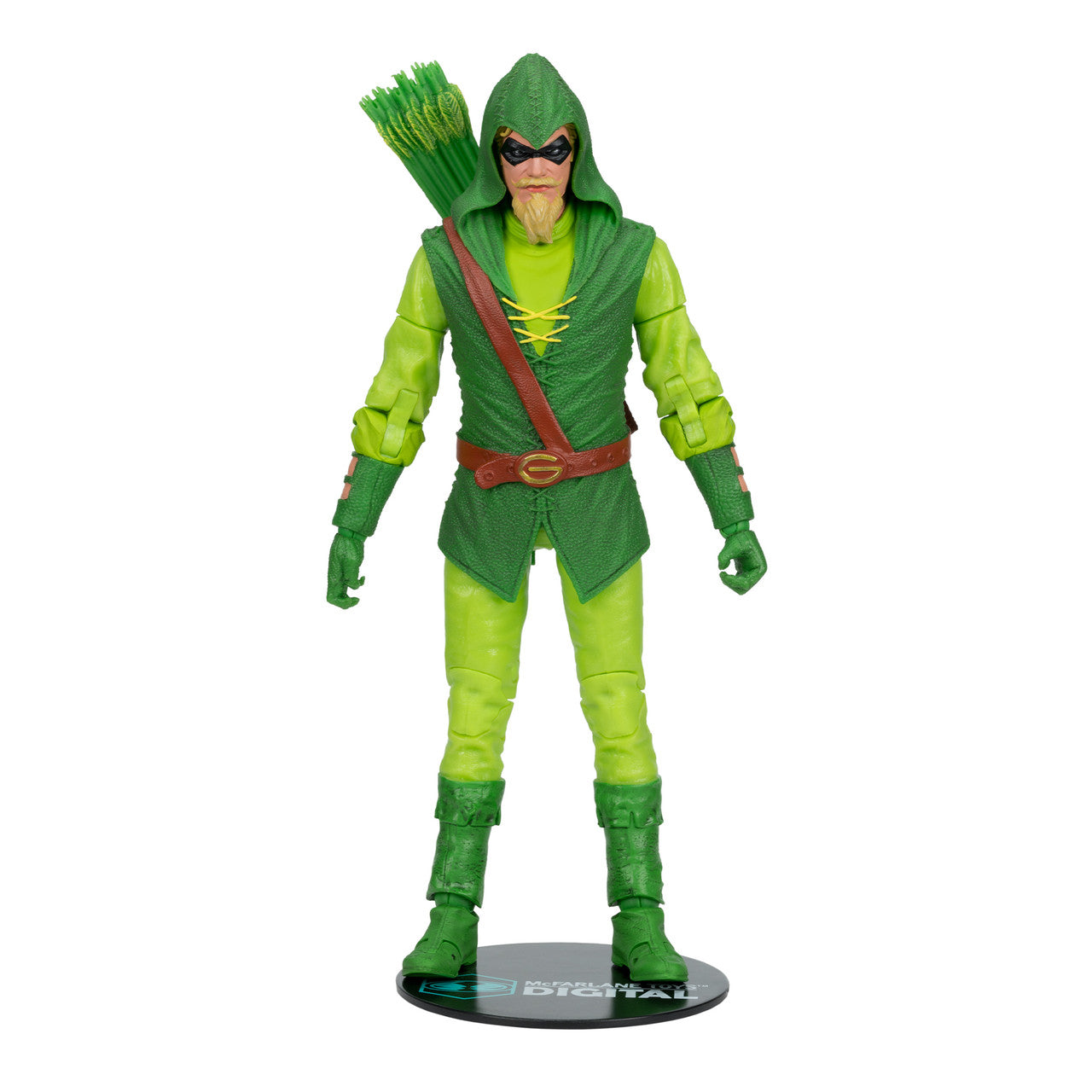 Green Arrow (Longbow Hunter) 7" Figure w/McFarlane Toys Digital Collectible