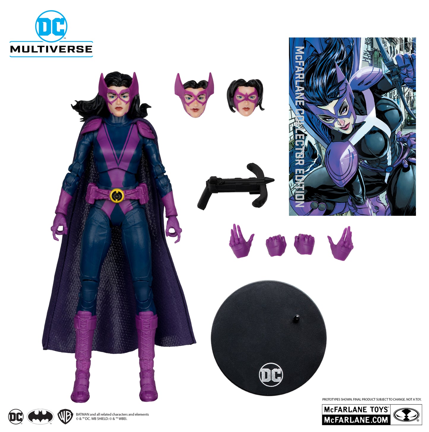 Huntress (The New 52) 7in Figure McFarlane Collector Edition #23 (Platinum Edition)