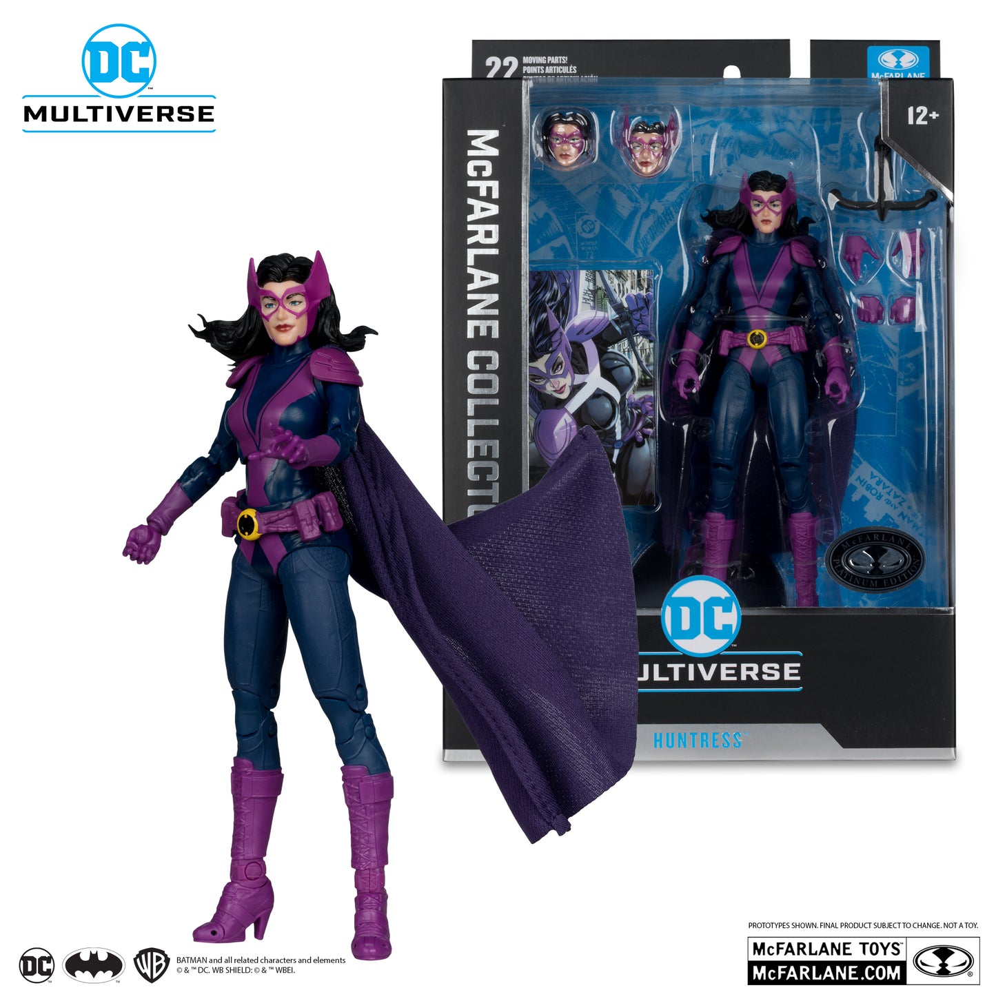 Huntress (The New 52) 7in Figure McFarlane Collector Edition #23 (Platinum Edition)