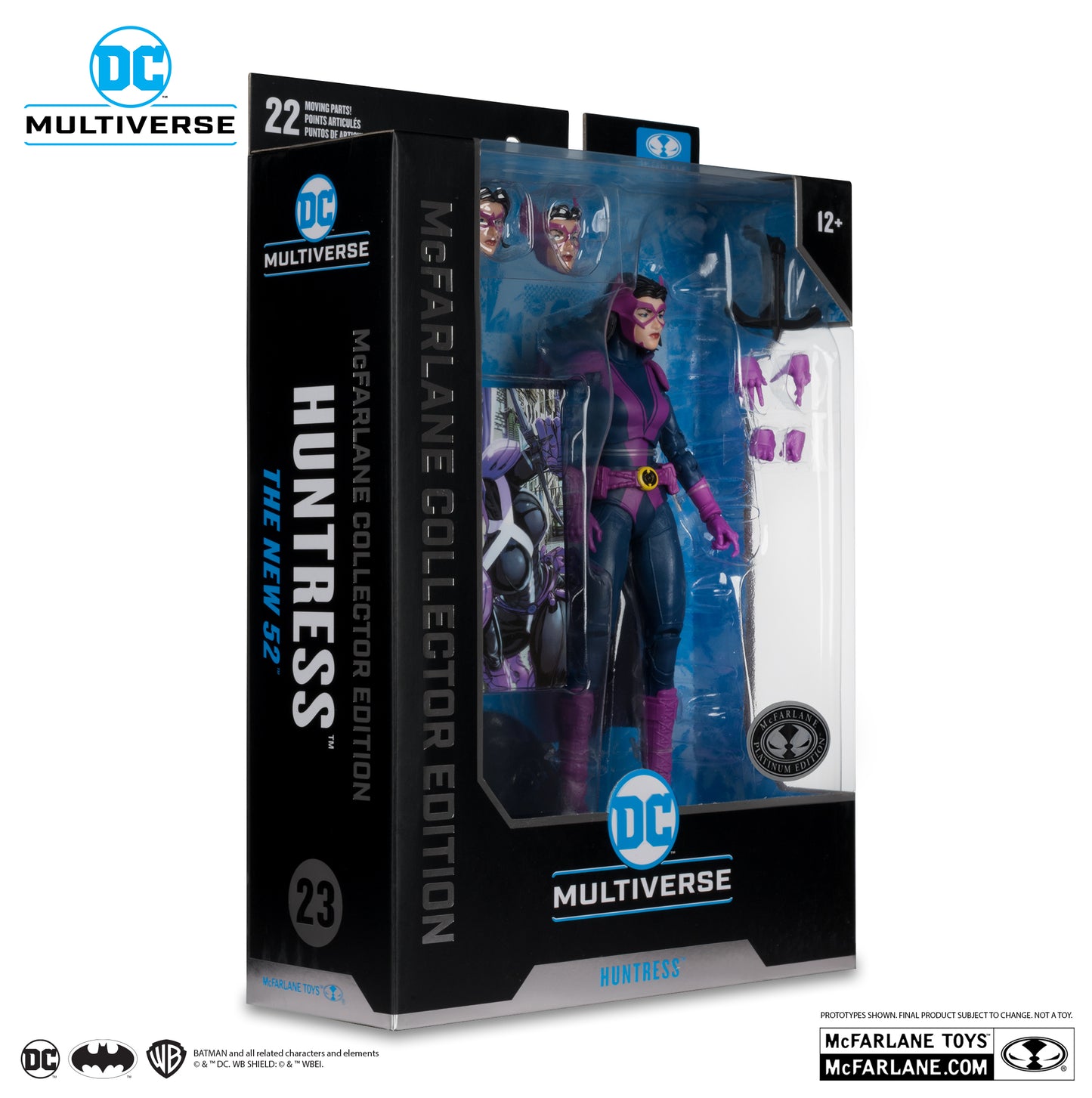 Huntress (The New 52) 7in Figure McFarlane Collector Edition #23 (Platinum Edition)