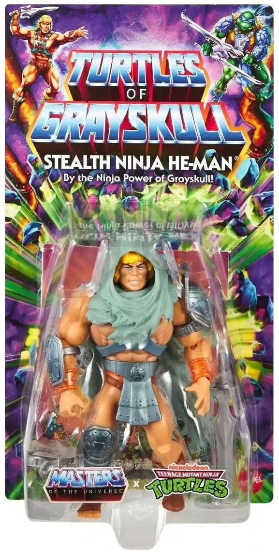 Masters of the Universe x Turtles of Grayskull Stealth Ninja He-Man Action Figure