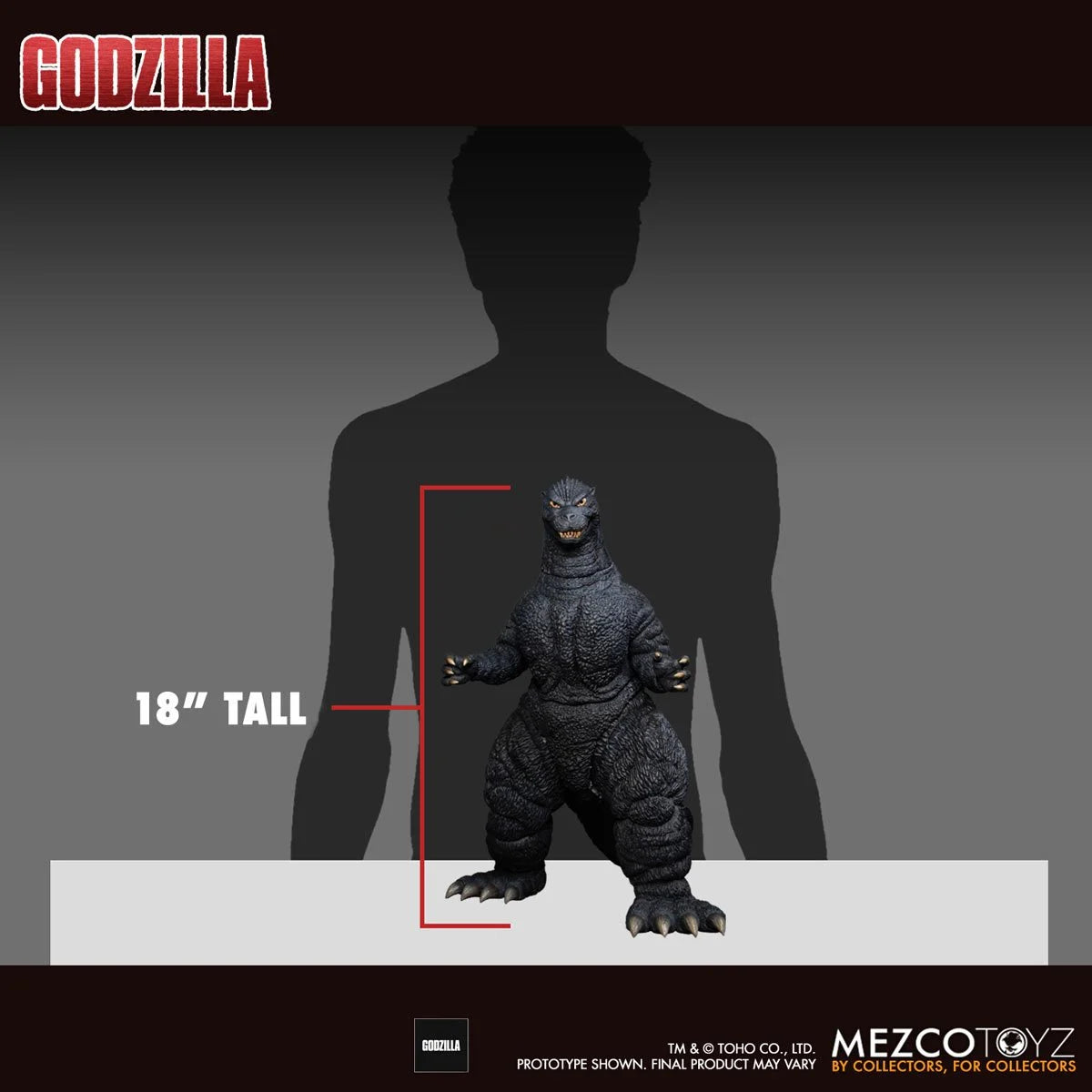 MEZCO - Ultimate Godzilla Light-Up and Sound 18-Inch Mega-Scale