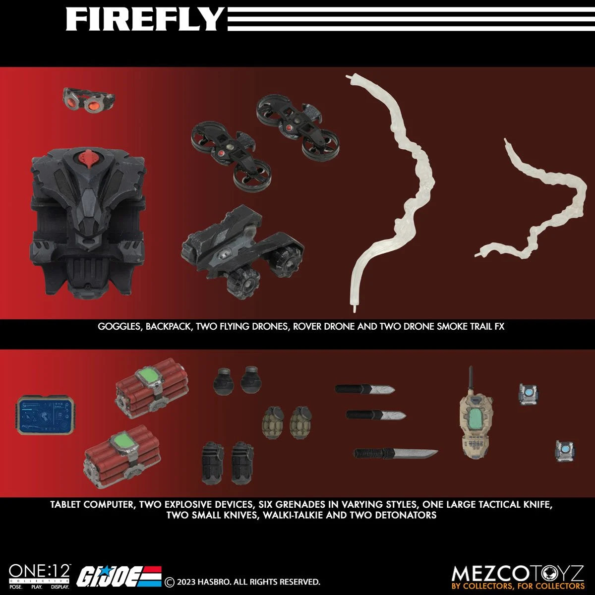 MEZCO - G.I. Joe Firefly One:12 Collective Action Figure
