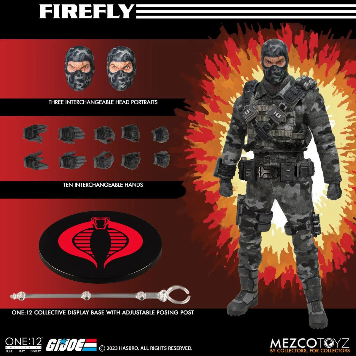 MEZCO - G.I. Joe Firefly One:12 Collective Action Figure