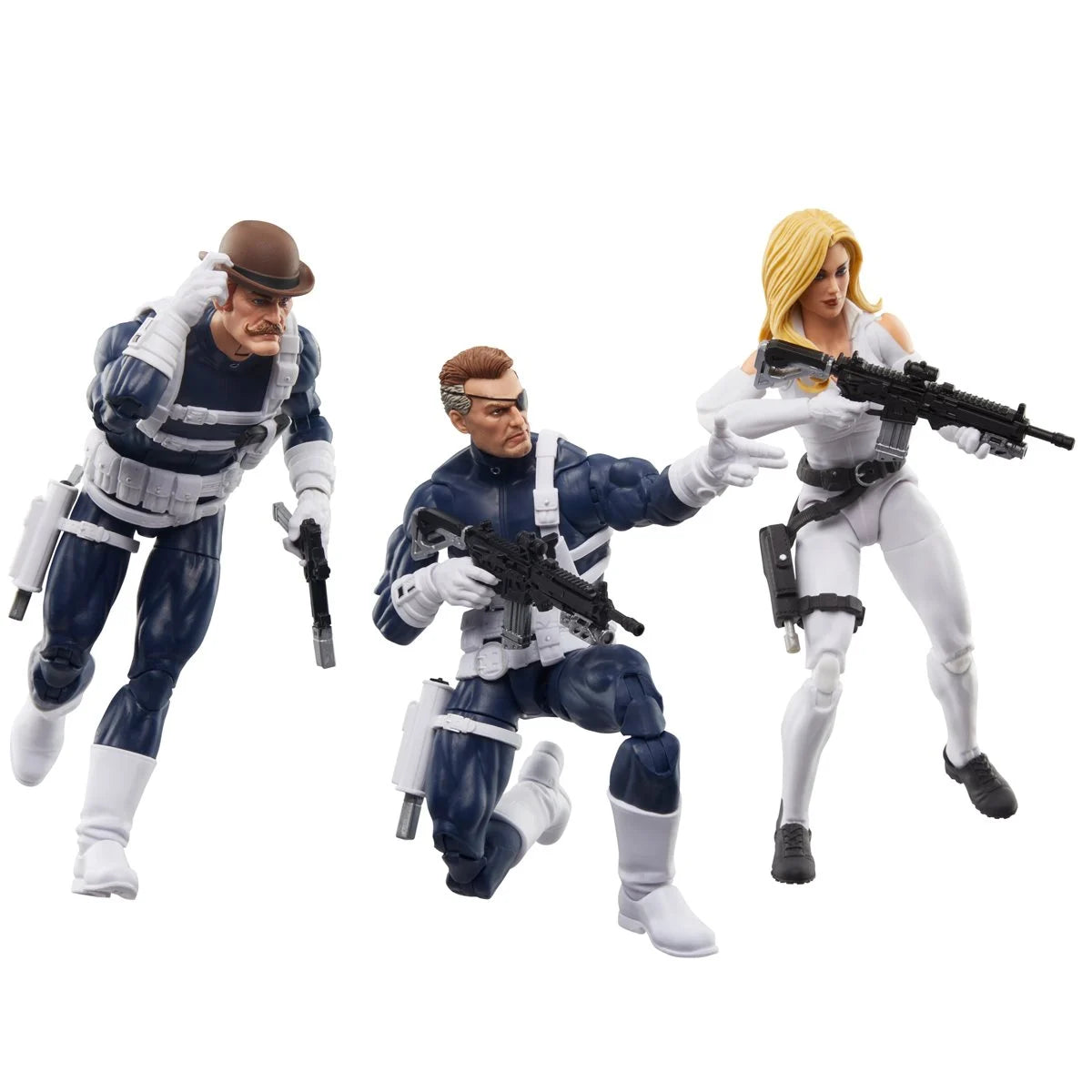 Captain America - Marvel Legends Series - Dum Dum Dugan, Sharon Carter, and Nick Fury Jr.  3-Pack