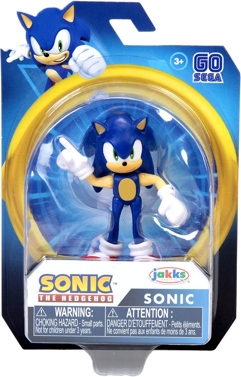 Jakks Pacific  - Sonic the Hedgehog  - Sonic 2.5inch Action Figure