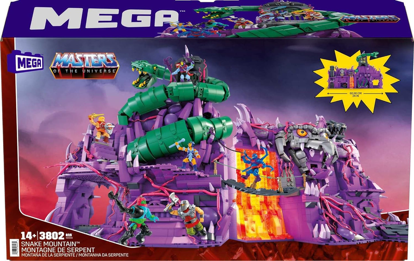 Masters of the Universe Mega Snake Mountain Playset