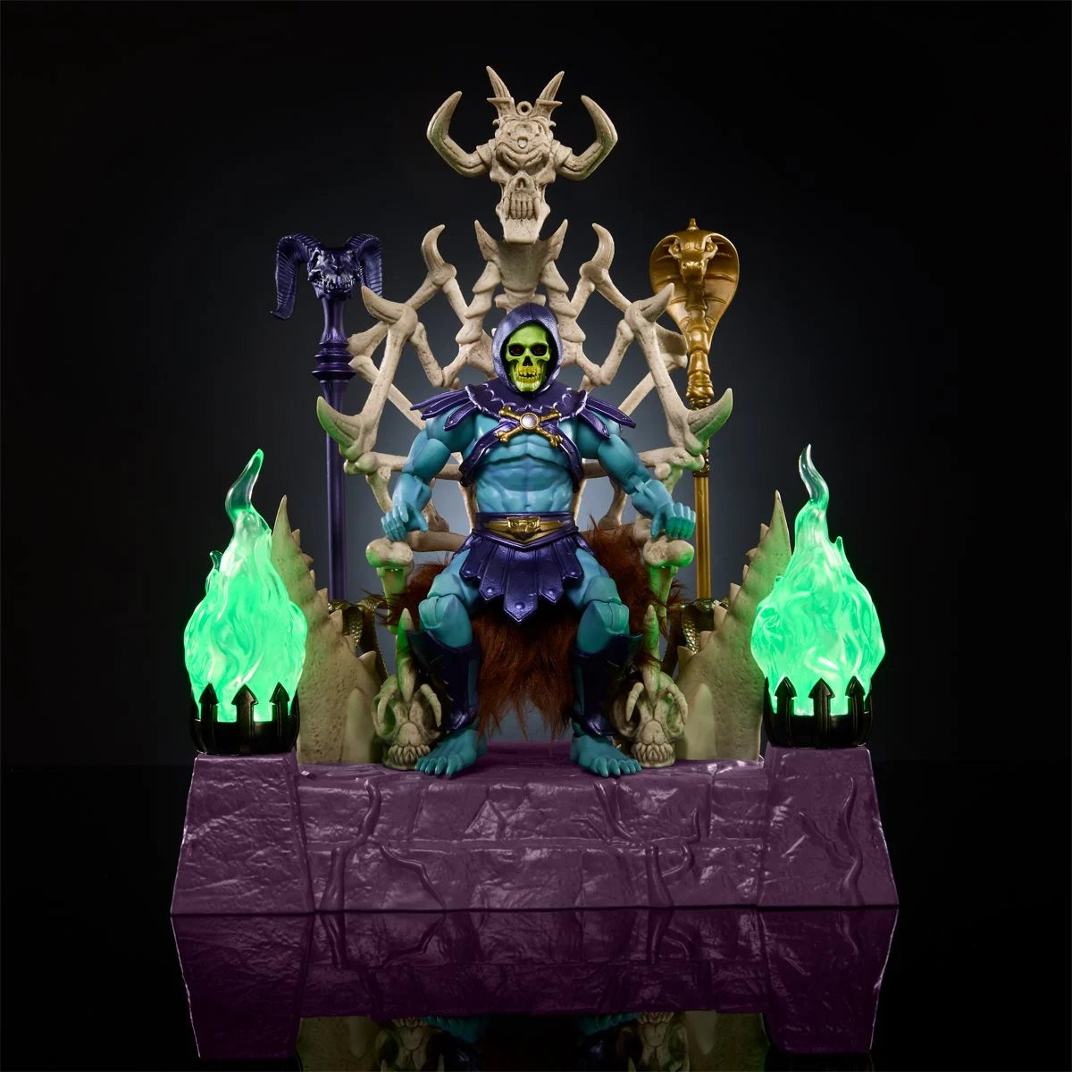 Masters of the Universe Masterverse Skeletor and Havoc Throne Action Figure Set - Fan Channel Exclusive