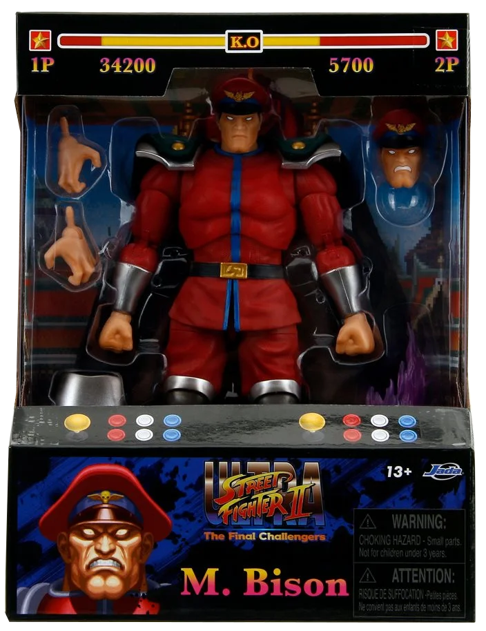 Ultra Street Fighter II M. Bison 6-Inch Scale Action Figure