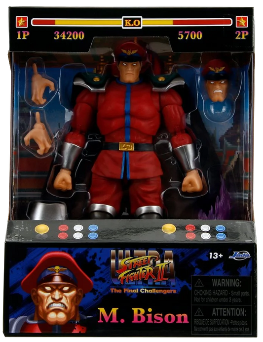 Ultra Street Fighter II M. Bison 6-Inch Scale Action Figure