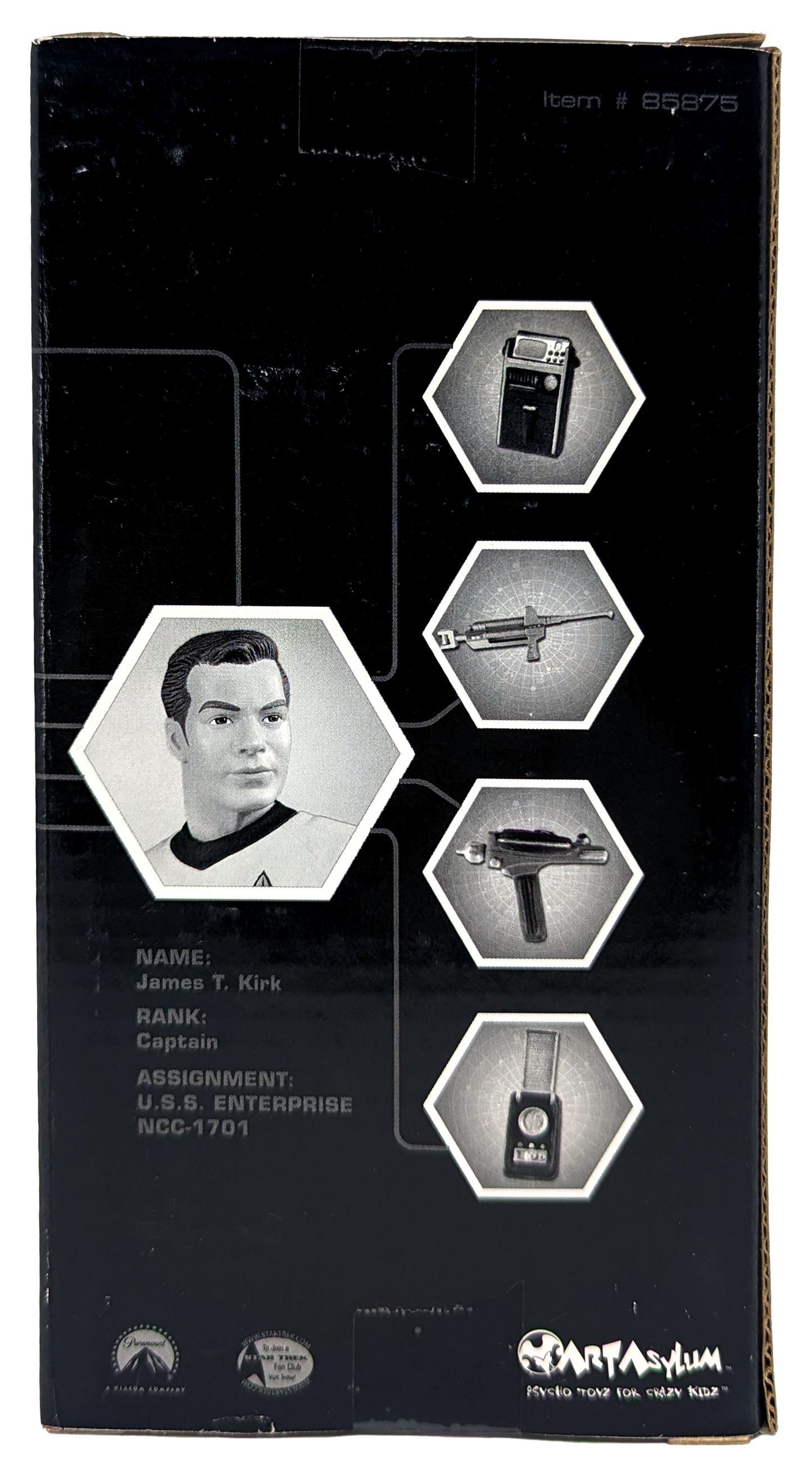 Art Asylum Star Trek Captain Kirk Exclusive Premiere Edition Action Figure