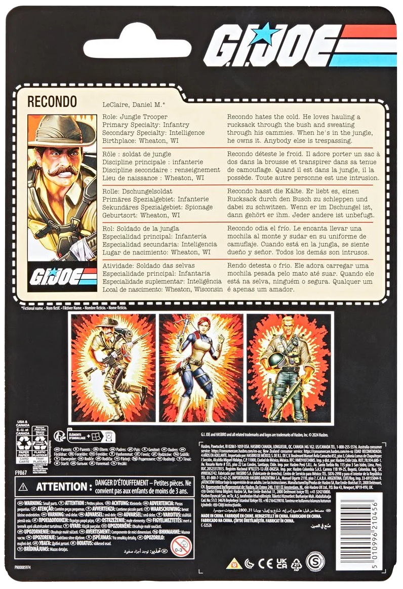 G.I. Joe Classified Series 6-Inch Retro Recondo Action Figure