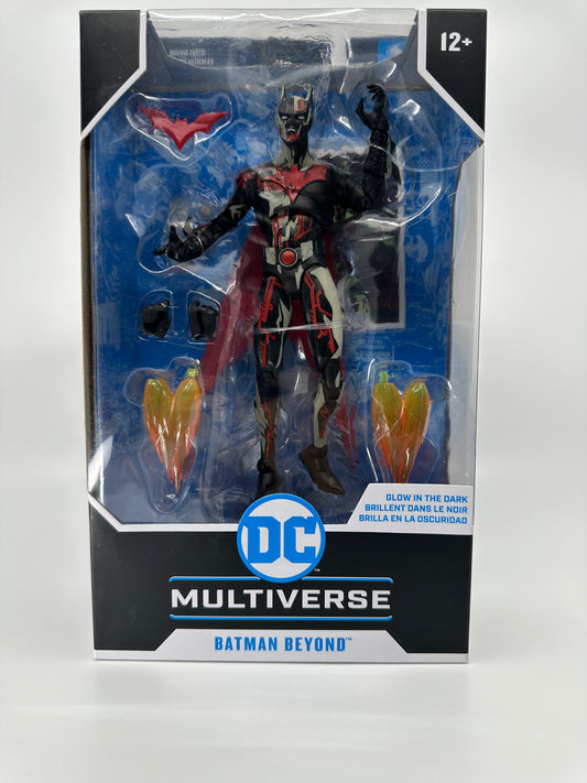 DC Multiverse Batman Beyond (Battle Damaged GITD)