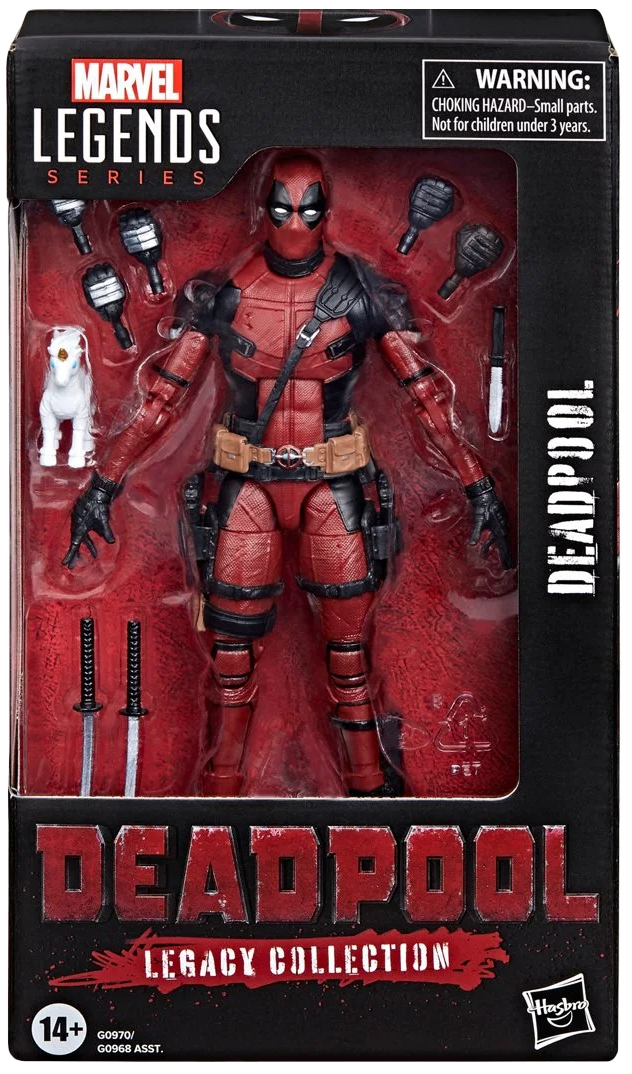 deadpool legacy collection marvel legends deadpool 6 inch action figure