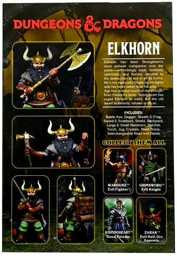 NECA: Dungeons & Dragons – Ultimate Elkhorn the Good Dwarf Fighter