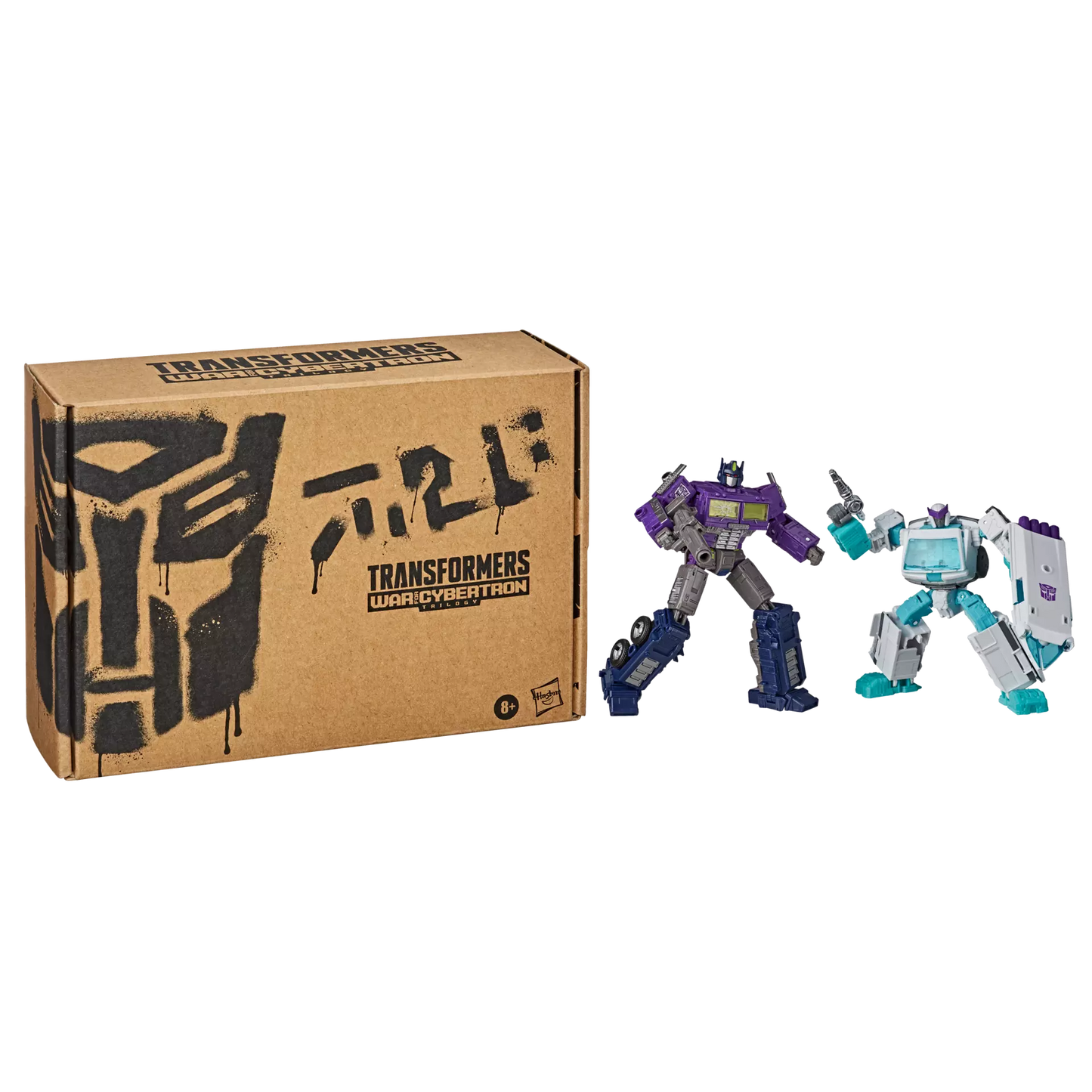 Transformers Generations Selects Deluxe WFC-GS17 Shattered Glass Ratchet and Optimus Prime Figure