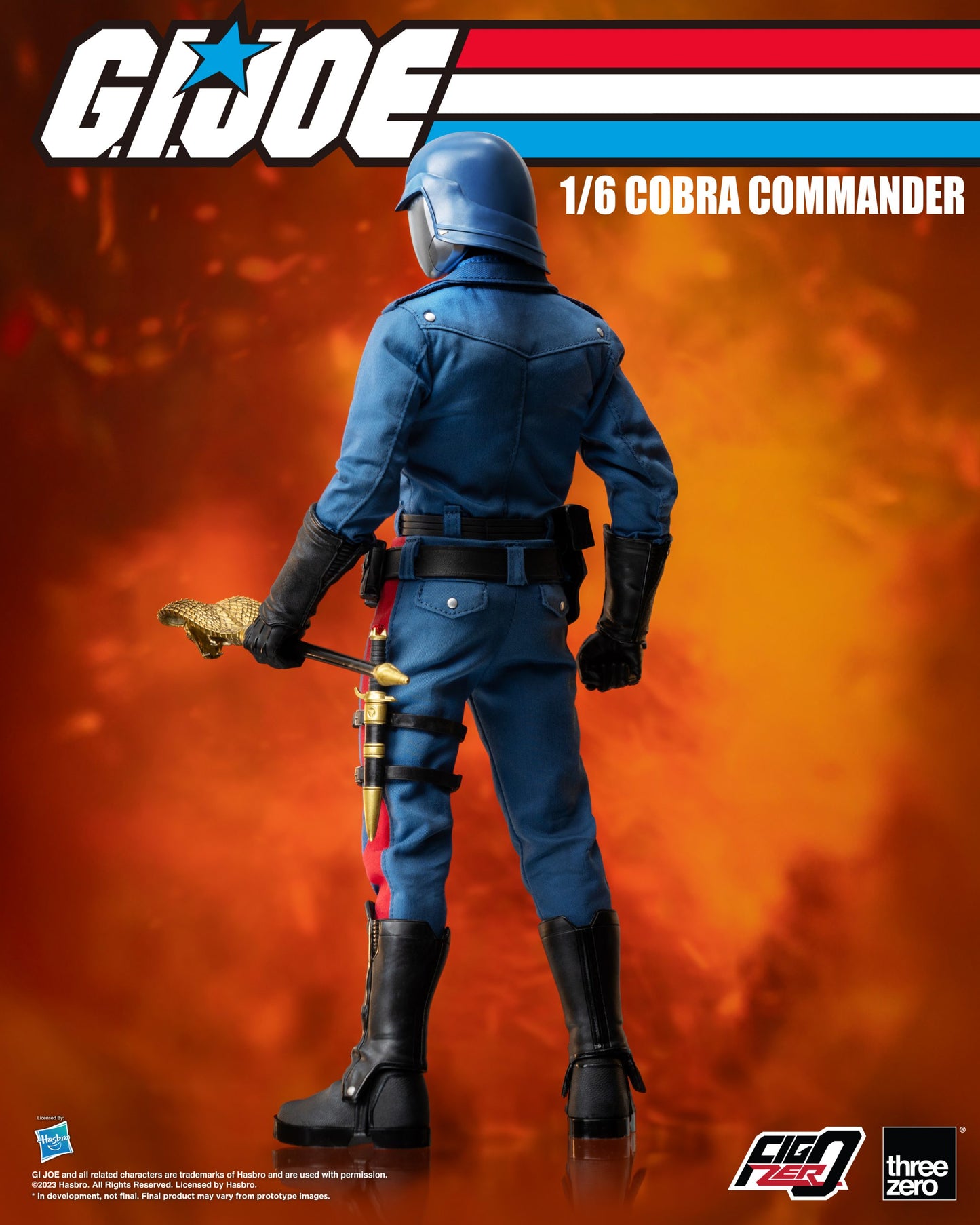 ThreeZero: G.I. Joe Cobra Commander - FigZero 1:6 Scale Action Figure