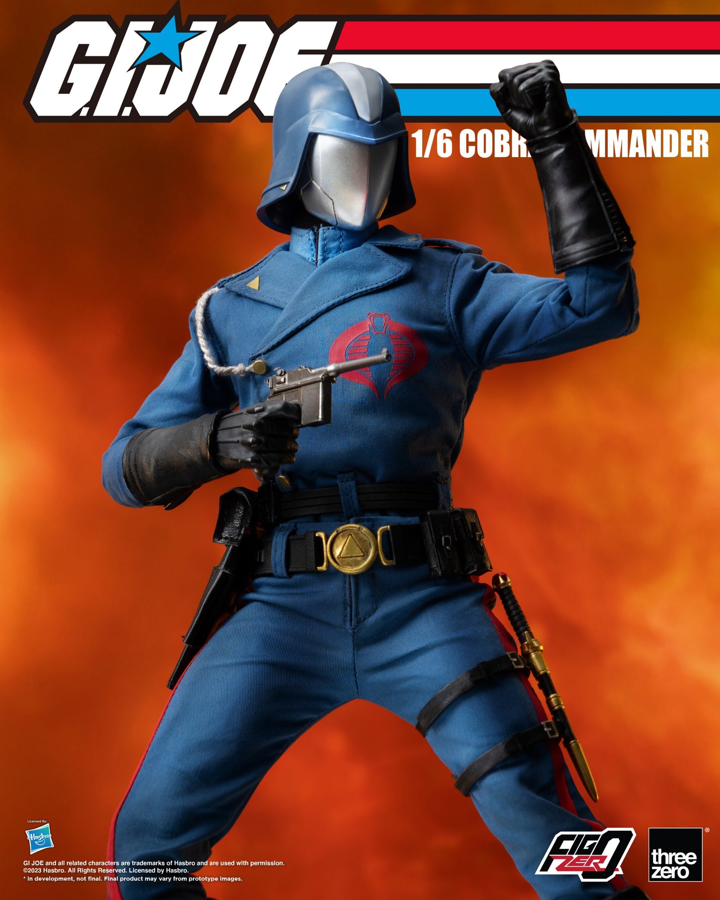 ThreeZero: G.I. Joe Cobra Commander - FigZero 1:6 Scale Action Figure