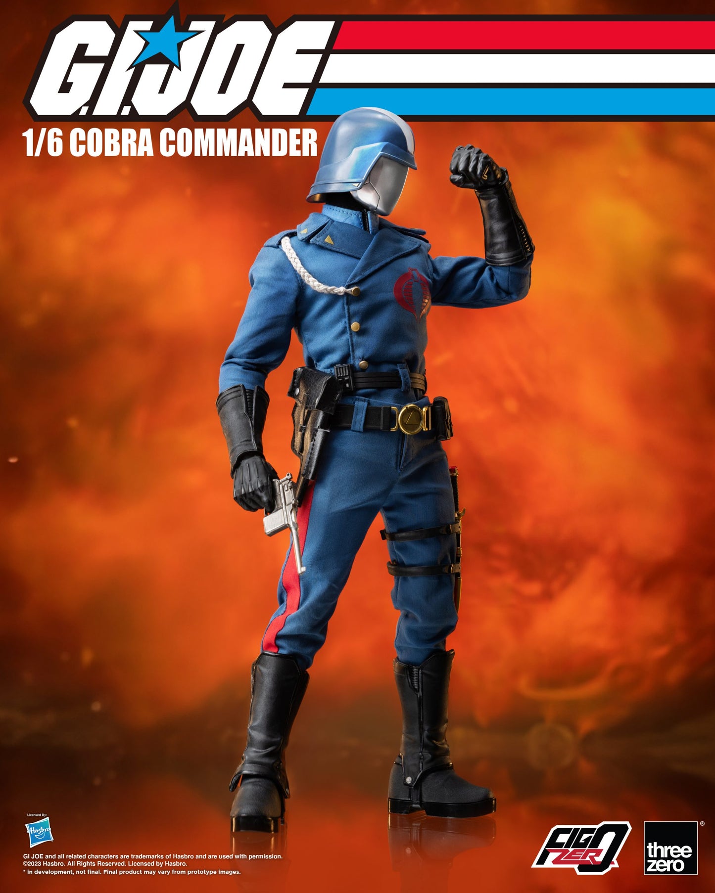 ThreeZero: G.I. Joe Cobra Commander - FigZero 1:6 Scale Action Figure