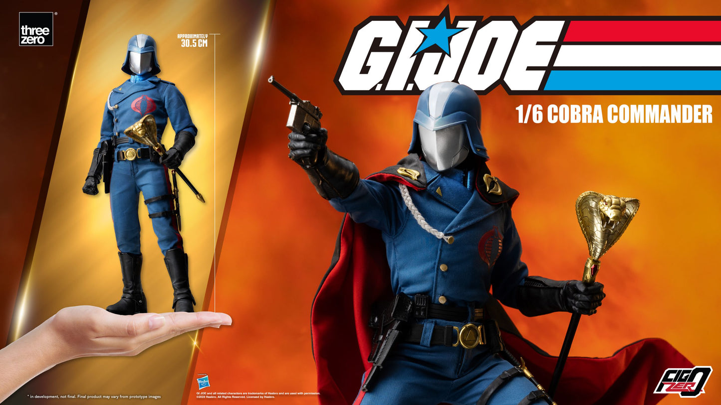 ThreeZero: G.I. Joe Cobra Commander - FigZero 1:6 Scale Action Figure