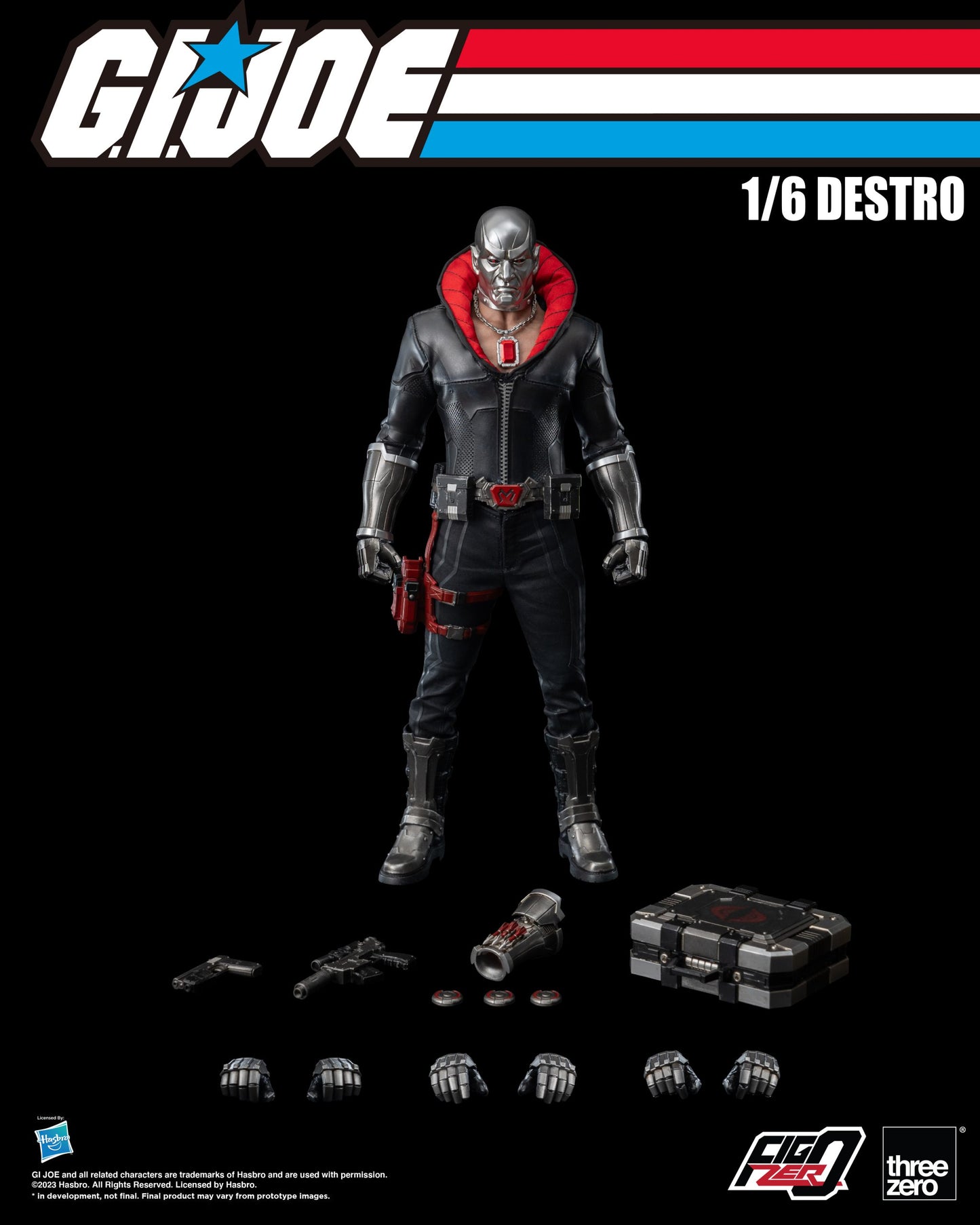 Threezero: G.I. Joe Destro FigZero 1:6 Scale Action Figure