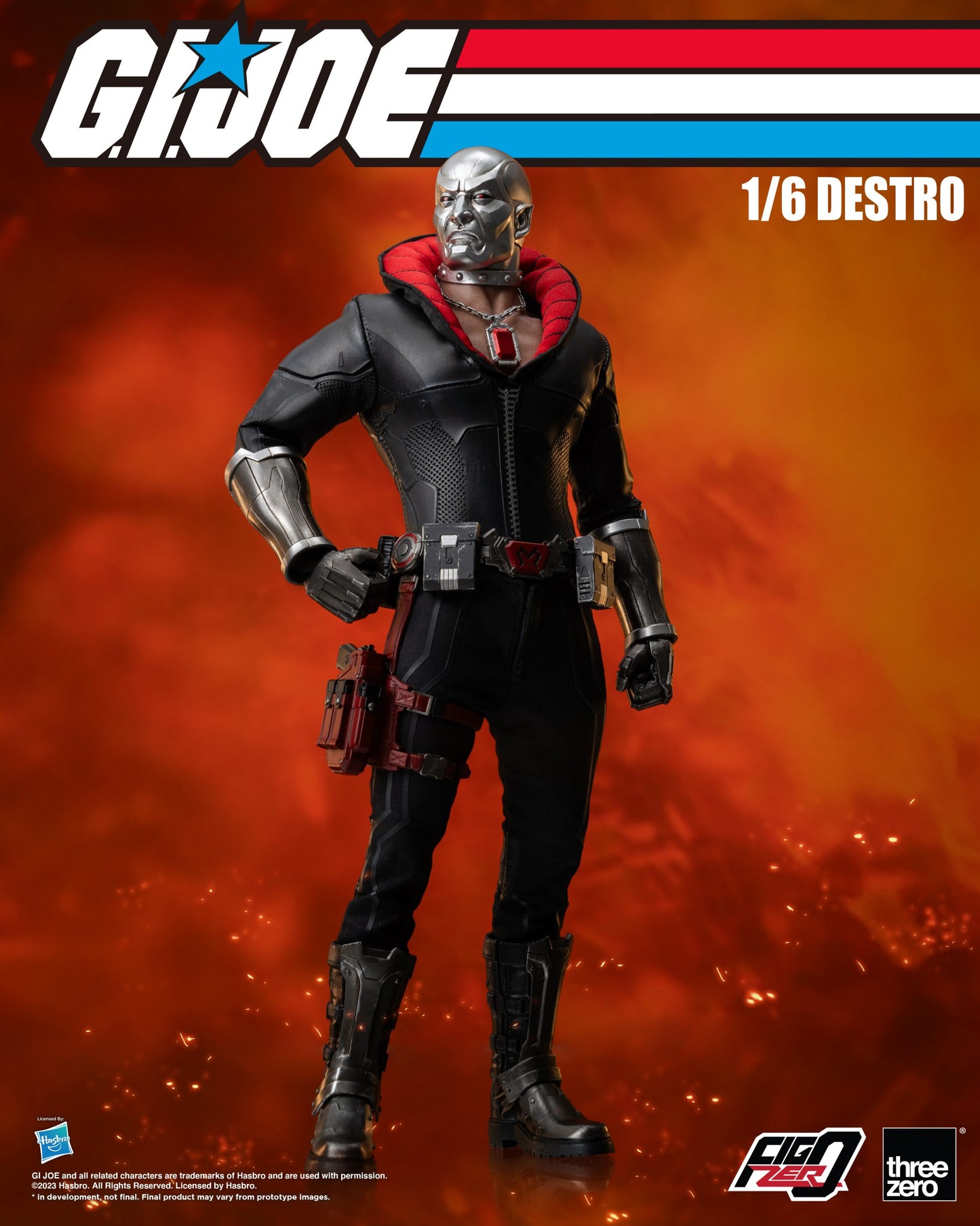 Threezero: G.I. Joe Destro FigZero 1:6 Scale Action Figure