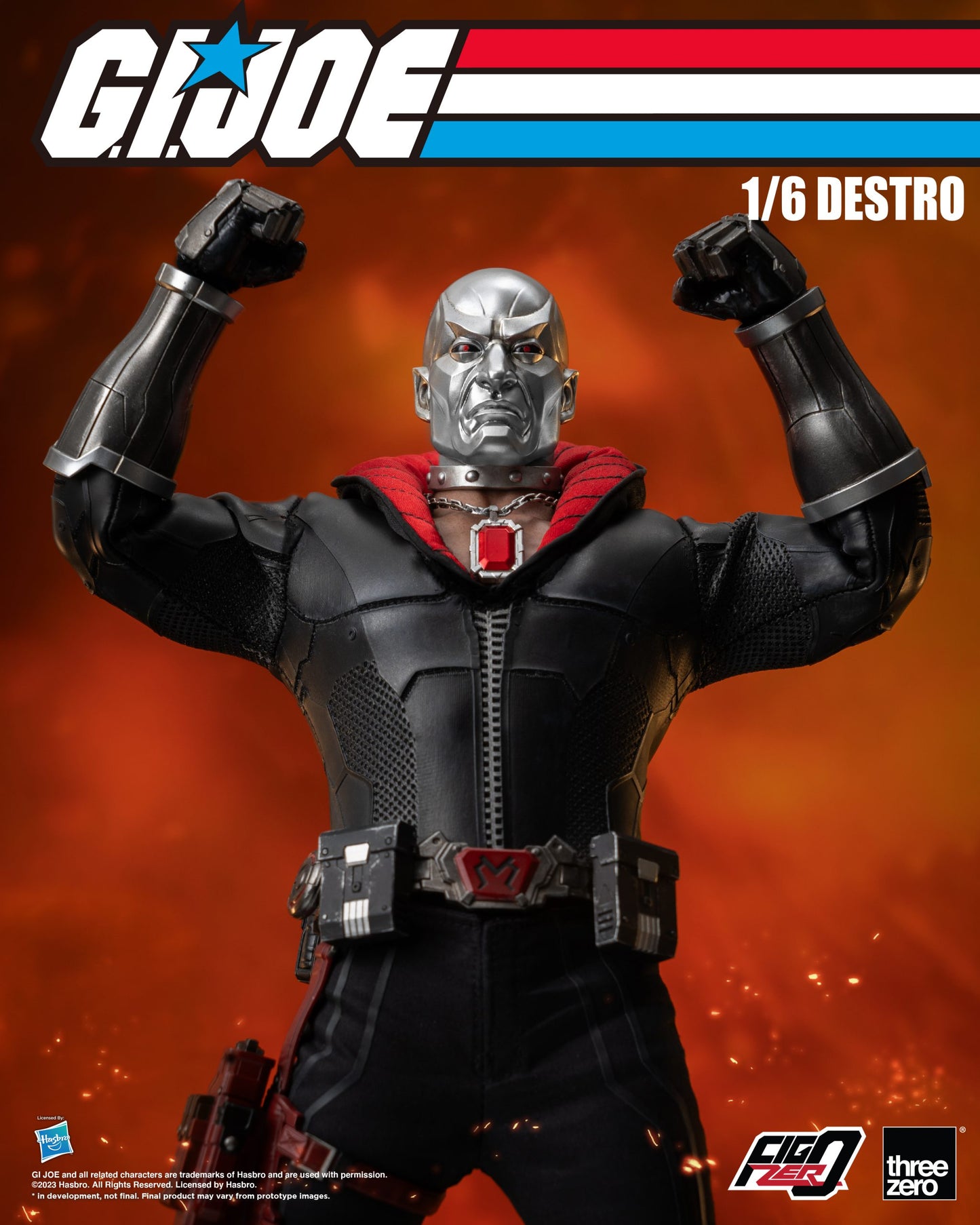 Threezero: G.I. Joe Destro FigZero 1:6 Scale Action Figure