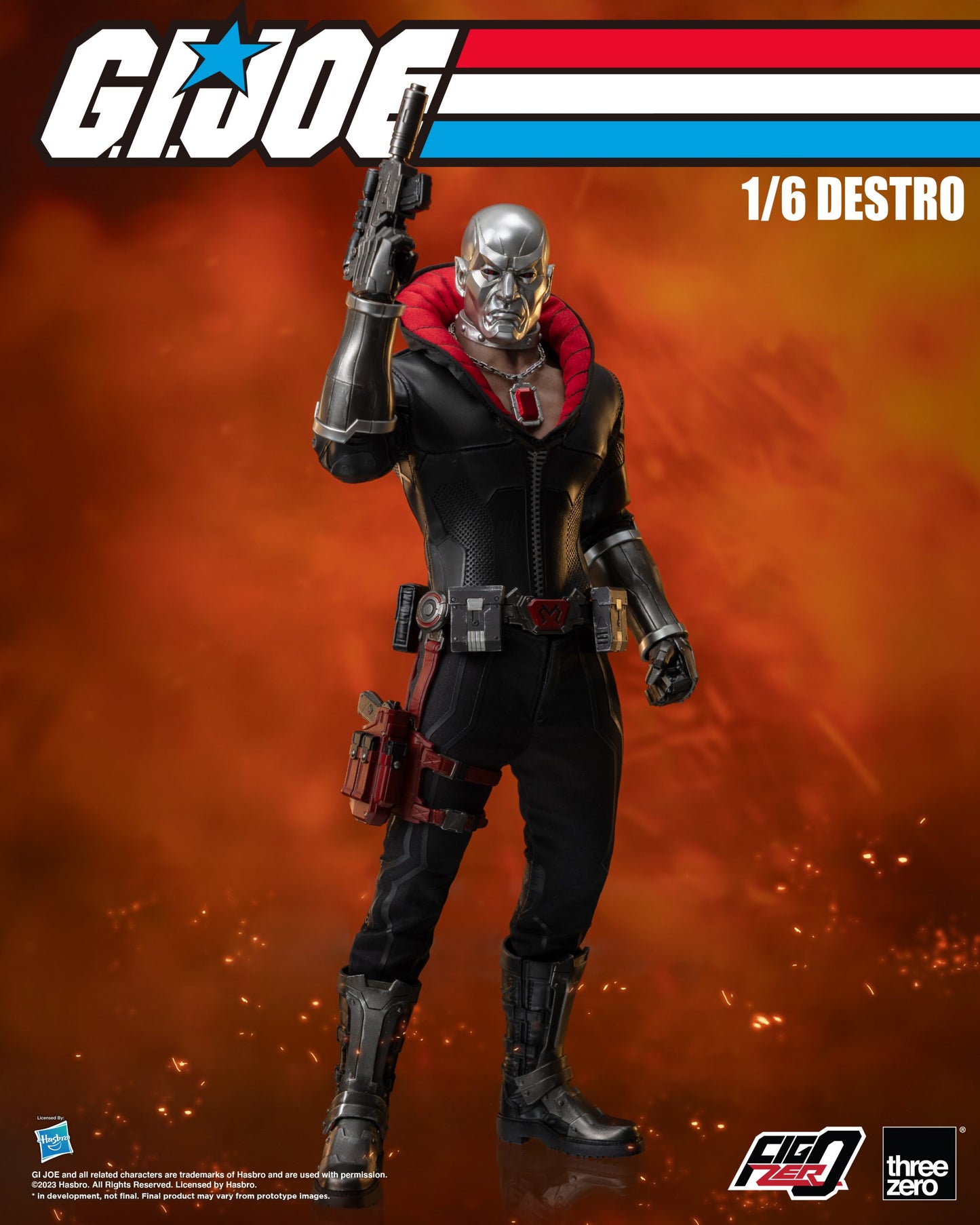 Threezero: G.I. Joe Destro FigZero 1:6 Scale Action Figure