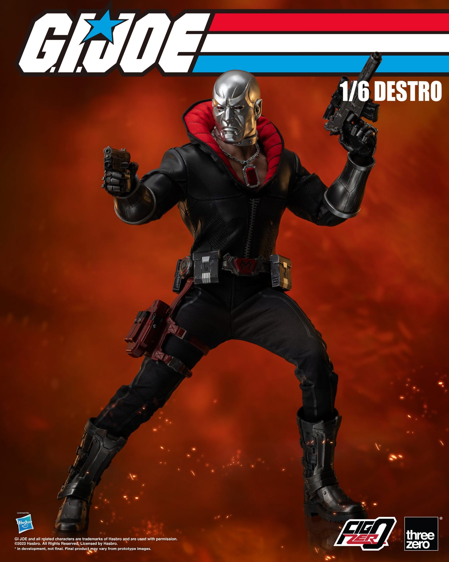 Threezero: G.I. Joe Destro FigZero 1:6 Scale Action Figure