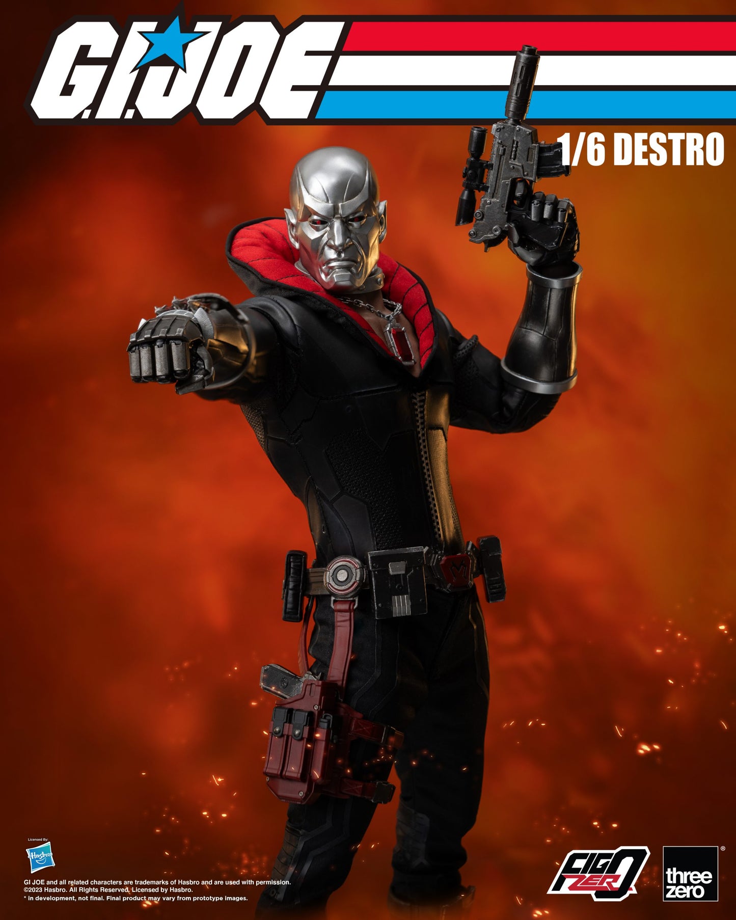 Threezero: G.I. Joe Destro FigZero 1:6 Scale Action Figure