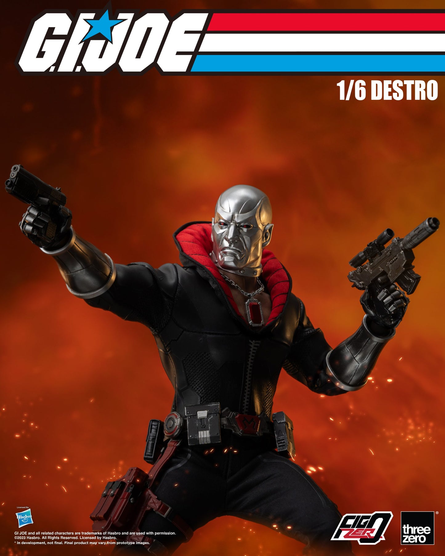 Threezero: G.I. Joe Destro FigZero 1:6 Scale Action Figure