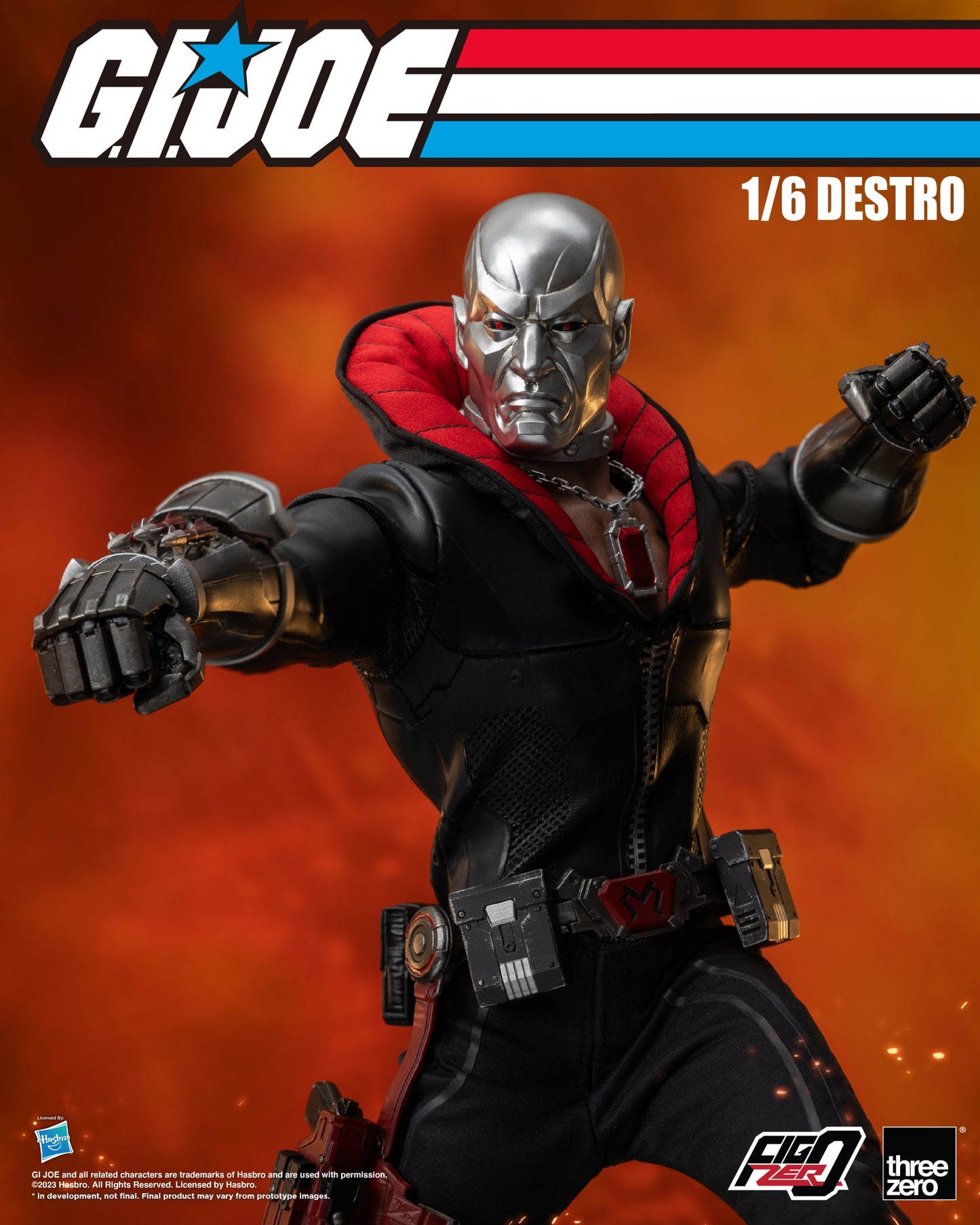 Threezero: G.I. Joe Destro FigZero 1:6 Scale Action Figure