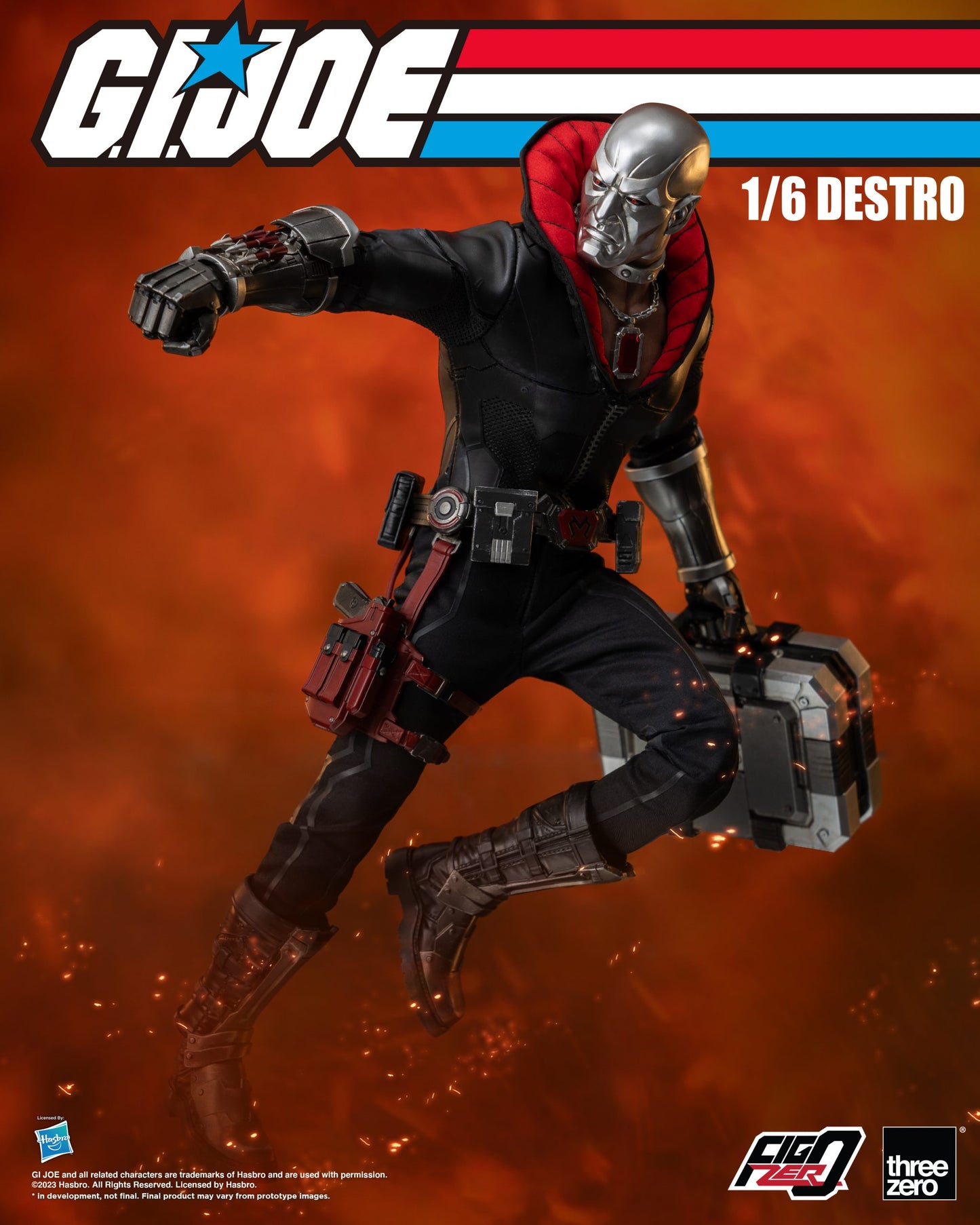 Threezero: G.I. Joe Destro FigZero 1:6 Scale Action Figure