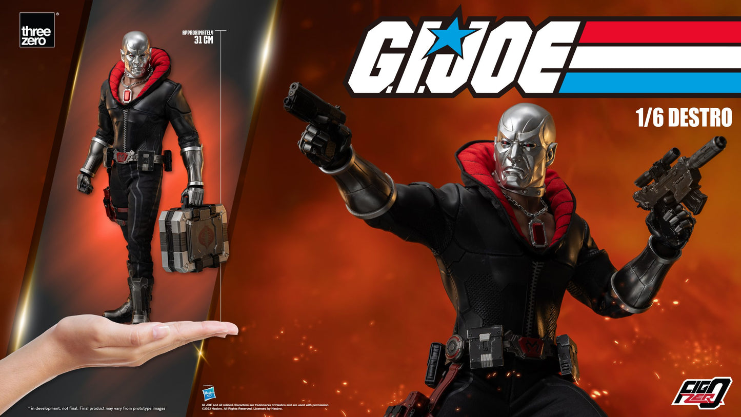 Threezero: G.I. Joe Destro FigZero 1:6 Scale Action Figure