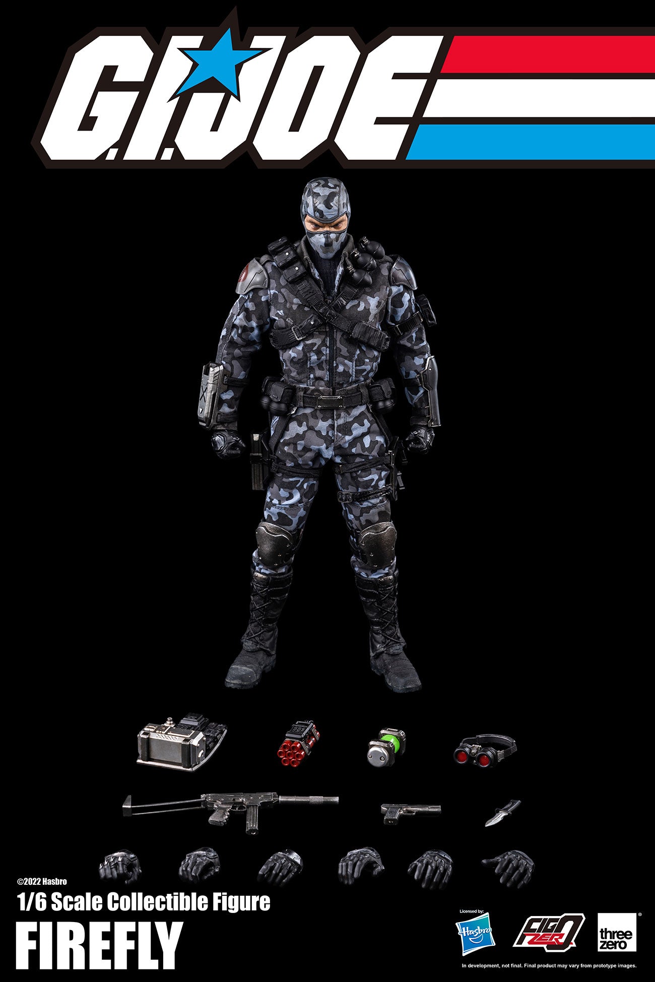 Threezero: G.I. Joe FireFly FigZero 1:6 Scale Action Figure