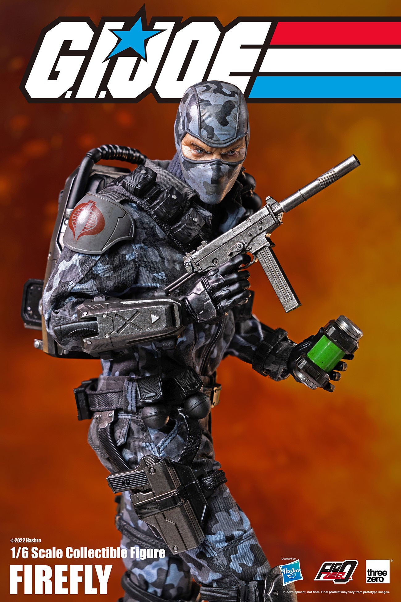 Threezero: G.I. Joe FireFly FigZero 1:6 Scale Action Figure