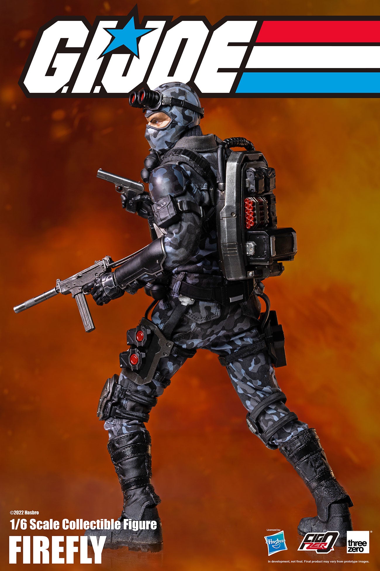 Threezero: G.I. Joe FireFly FigZero 1:6 Scale Action Figure