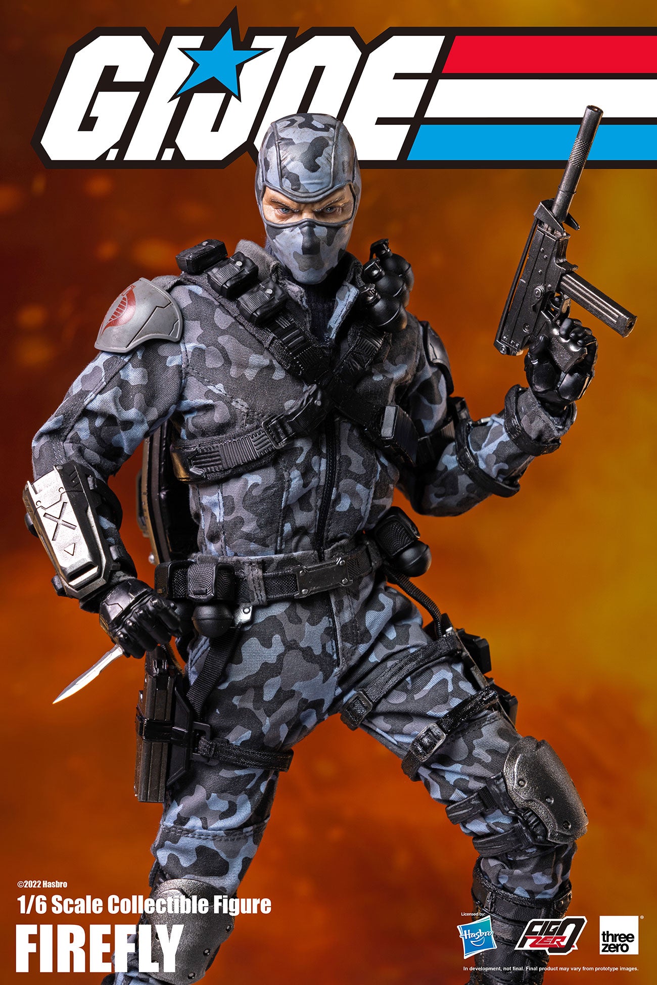 Threezero: G.I. Joe FireFly FigZero 1:6 Scale Action Figure