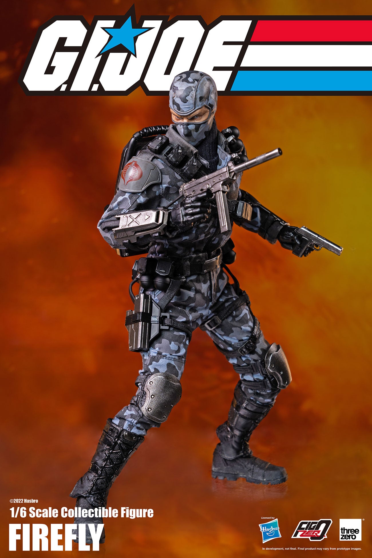 Threezero: G.I. Joe FireFly FigZero 1:6 Scale Action Figure