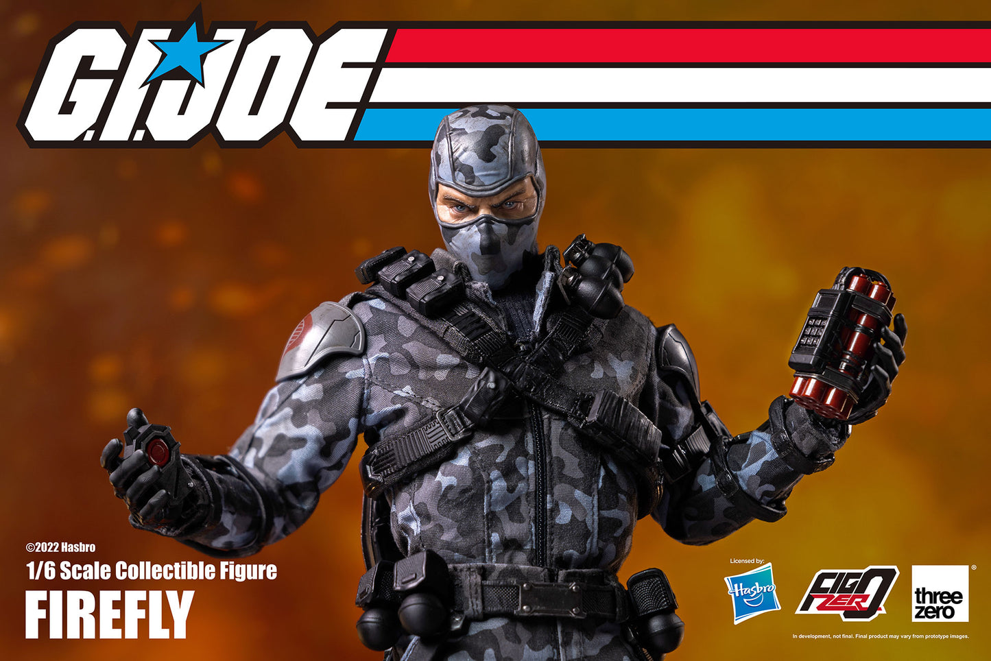 Threezero: G.I. Joe FireFly FigZero 1:6 Scale Action Figure