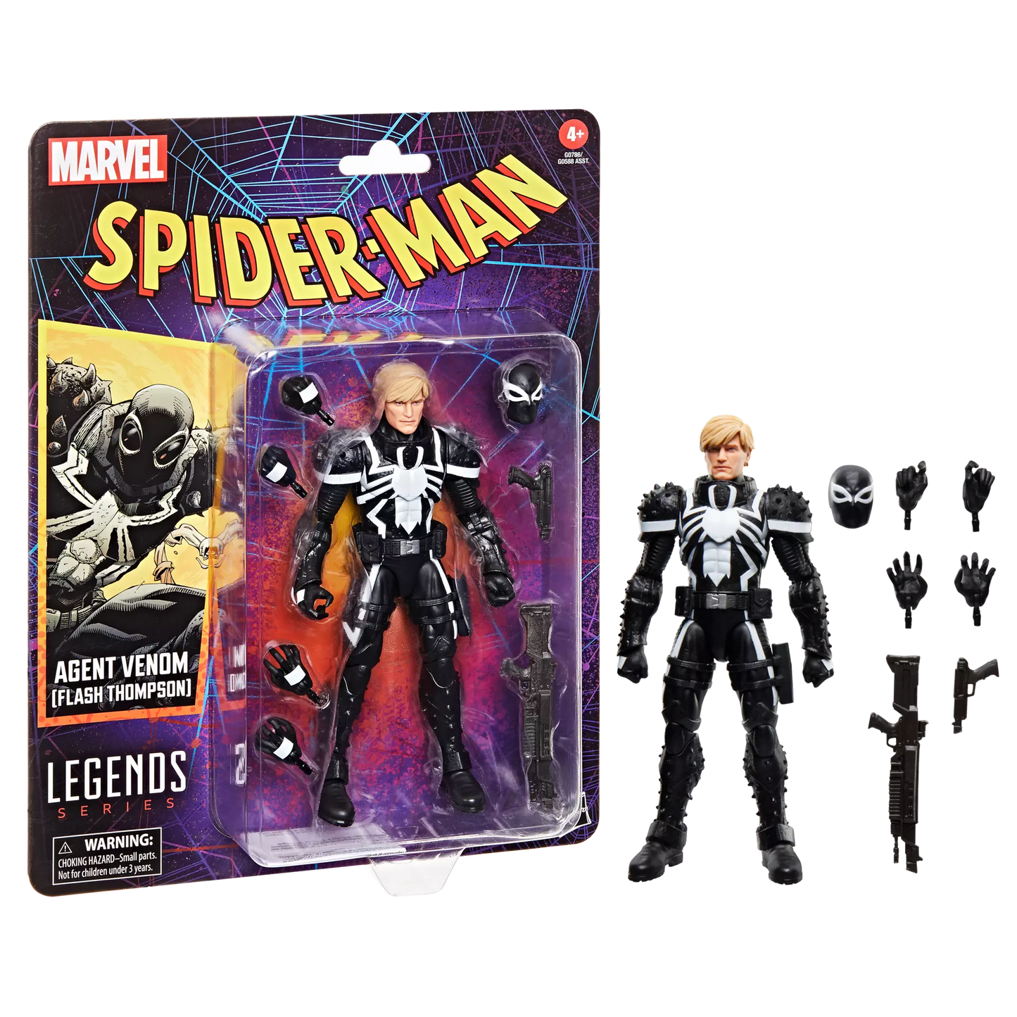 Spider-Man Marvel Legends Agent Venom Flash Thompson Action Figure