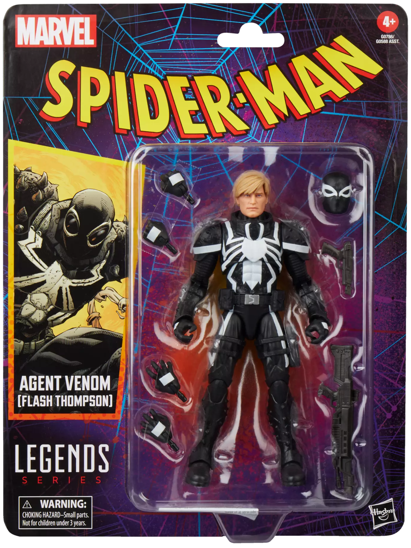 Spider-Man Marvel Legends Agent Venom Flash Thompson Action Figure