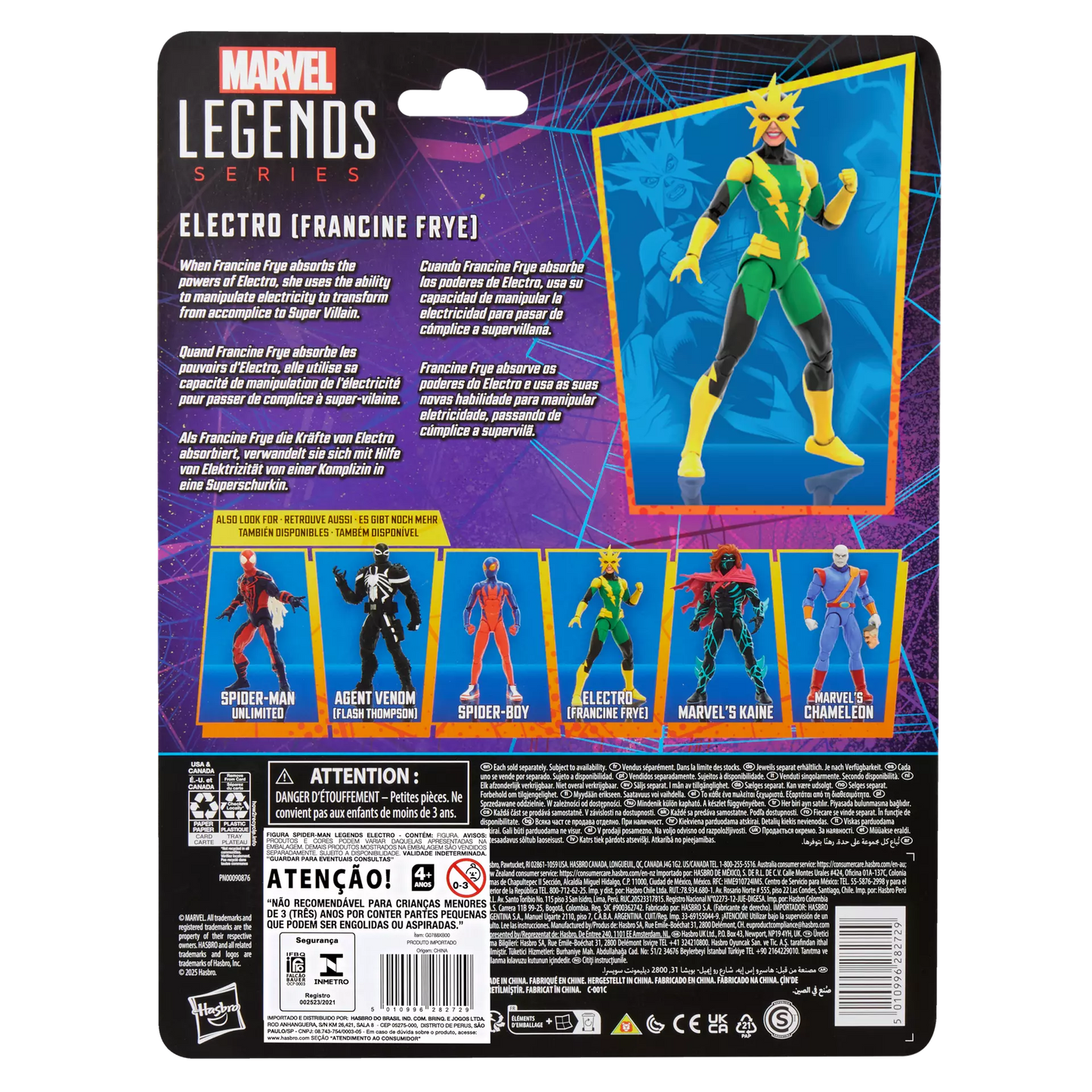 Spider-Man Marvel Legends Electro (Francine Frye) Action Figure