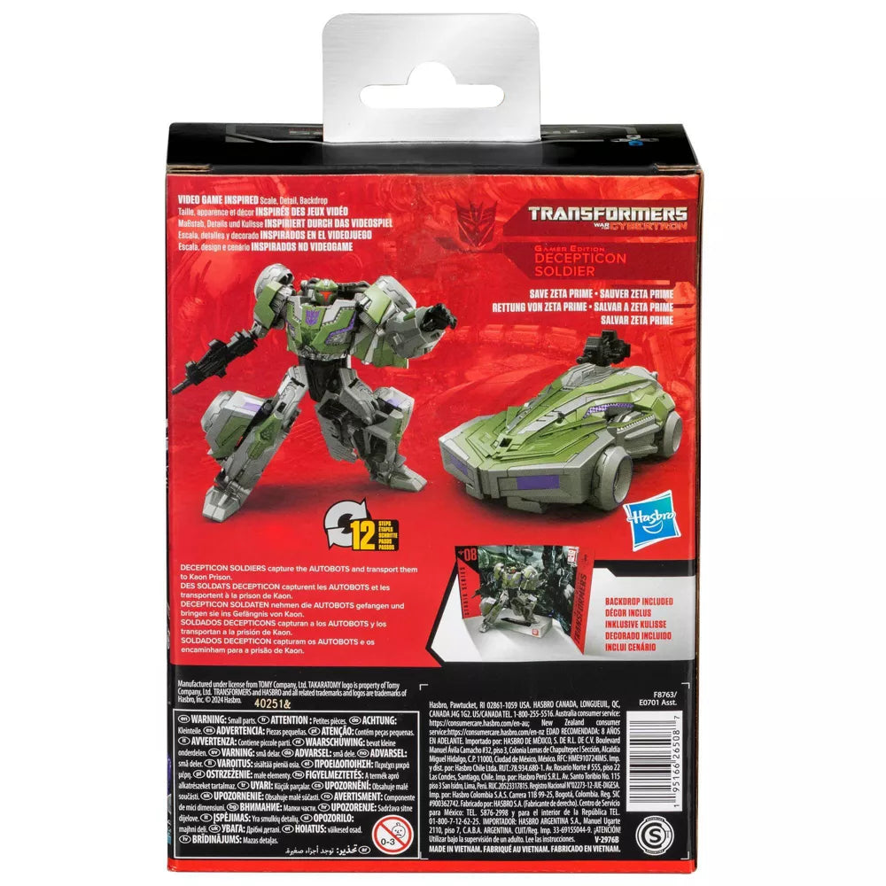 Transformers Decepticon Soldier Studio Series Action Figure