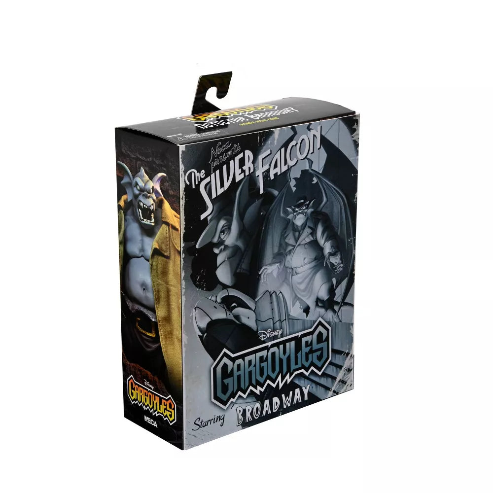 NECA - Gargoyles Detective Broadway "Silver Falcon" with Closed Wings