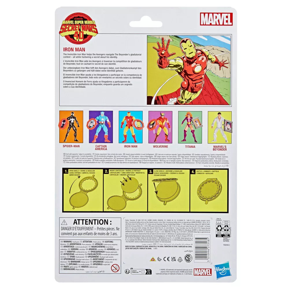 Marvel Legends Series Secret Wars Iron Man Action Figure